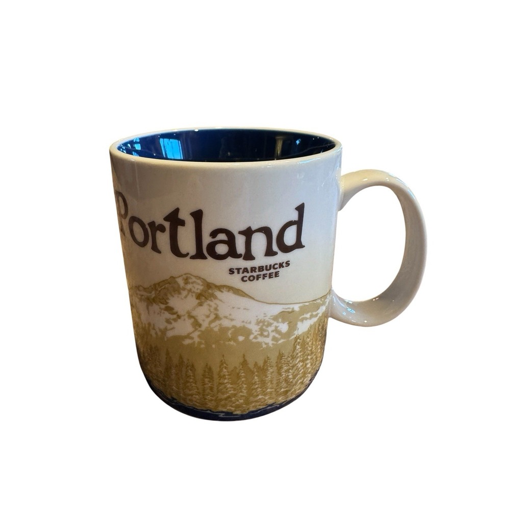 Starbucks Portland Oregon Global Icon Collection Series 16 Ounce Mug Mountain